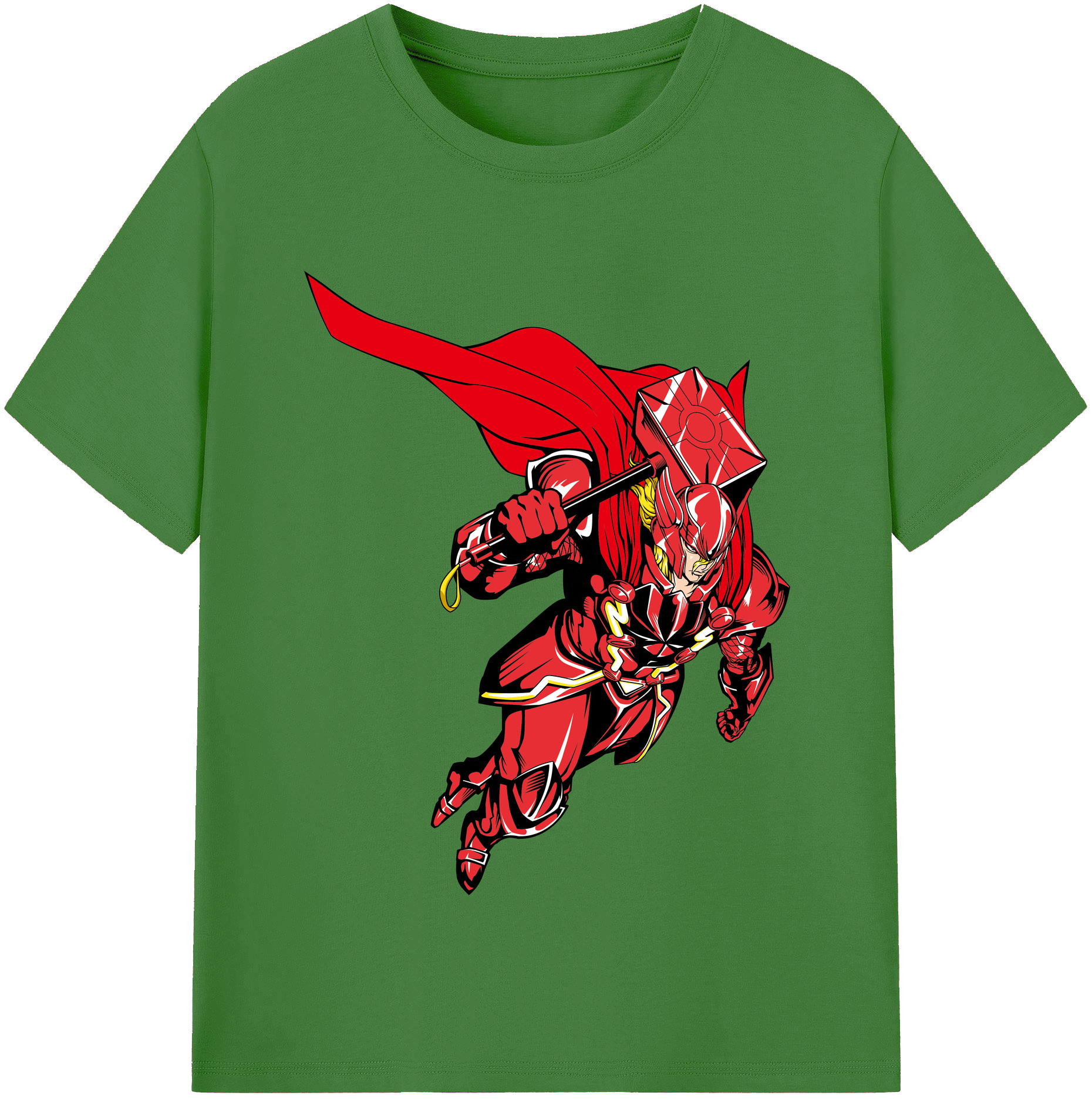 （画像用） アベンジャーズ The Avengers レディースカジュアルプリントTシャツ（綿100％）